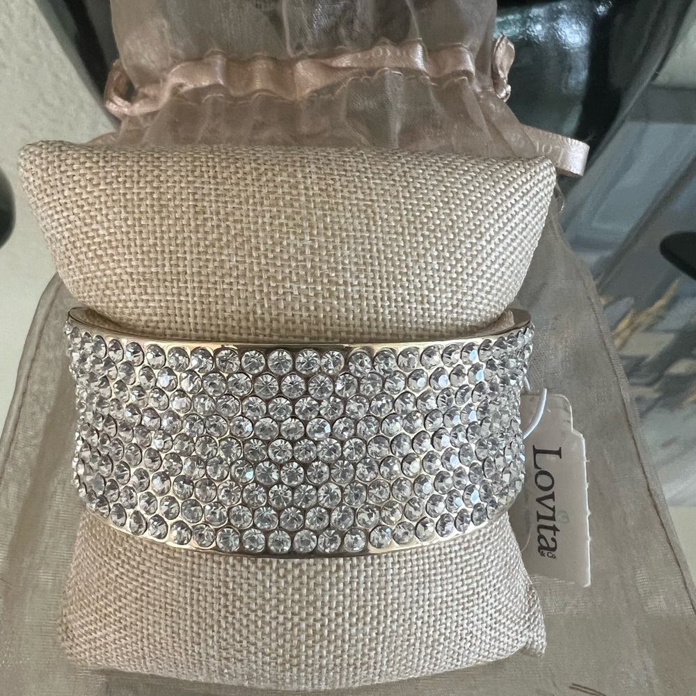 Sparkling Rhinestone Bracelet - Picture 2 of 4